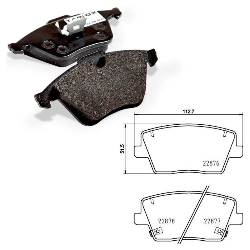 Tarox - Pastiglie freno Hyundai i30 N (Type PD) - Rear - Ravasicorse