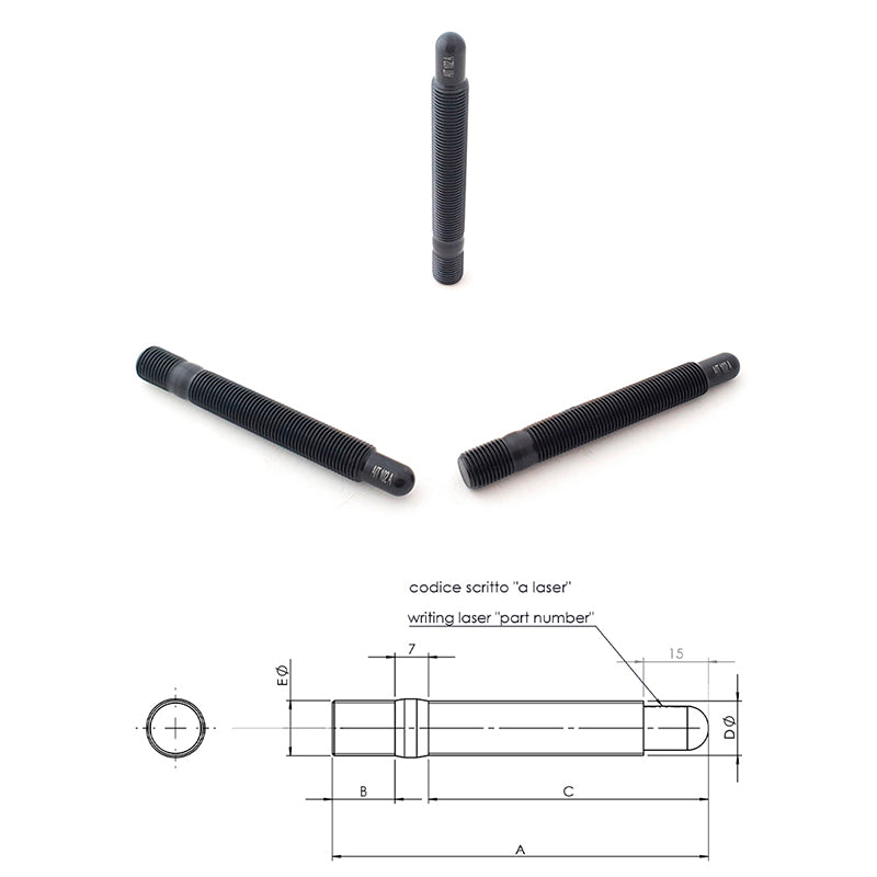 12X1.25 - 12X1.25X102 - Ravasicorse