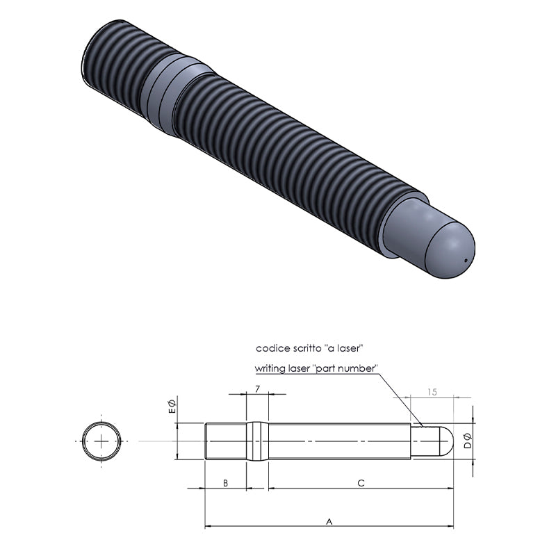 14X1.5 - 14X1.5X74 - Ravasicorse