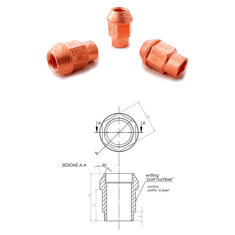 12x1.5 - h 30 mm - Ravasicorse