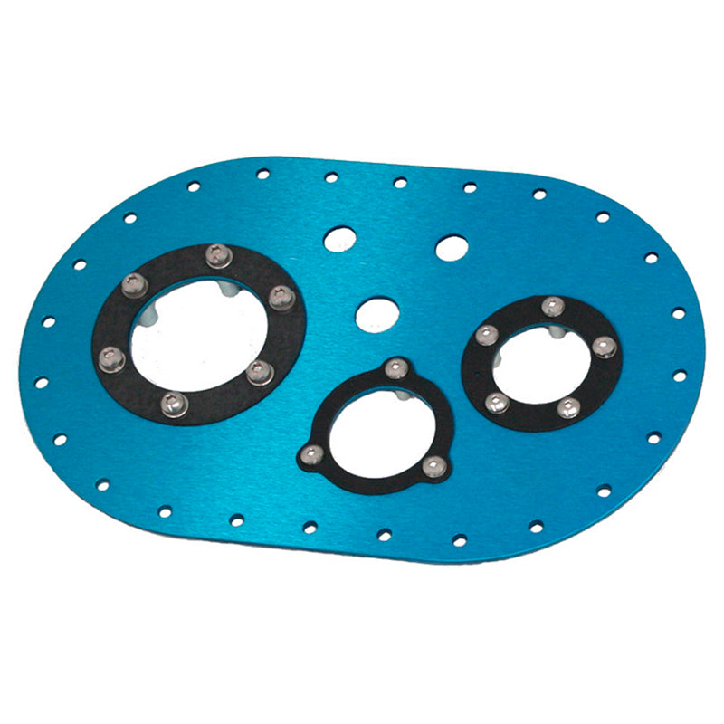 ATL - Piastra serbatoio 6x10" con alloggiamenti VDO e 76,2 mm - Ravasicorse