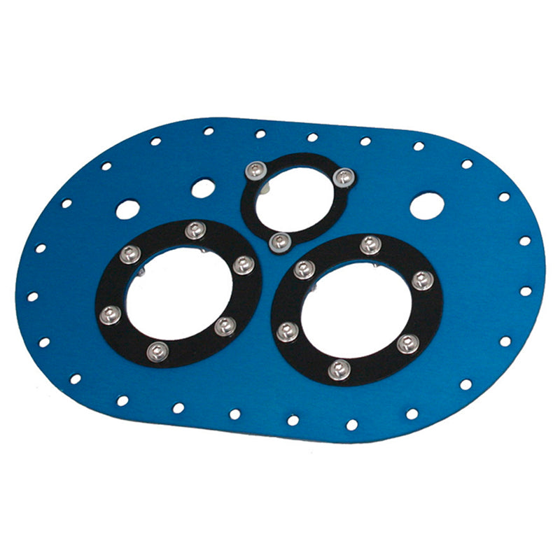 ATL - Piastra serbatoio 6x10" con 2 alloggiamenti 76,2 mm - Ravasicorse