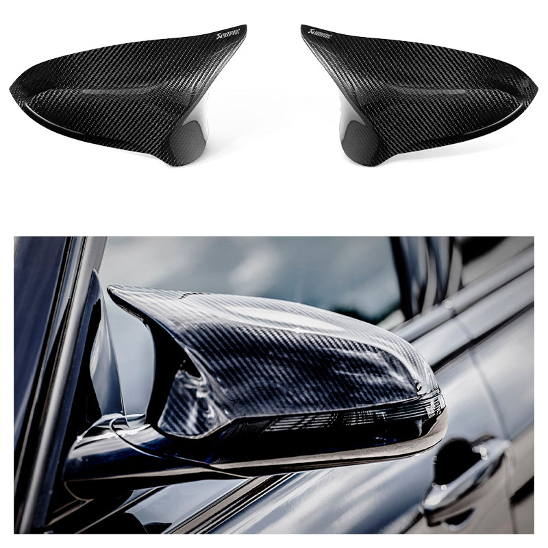 Akrapovic - Cover specchietti in carbonio - High Gloss Black - BMW M2 / M3 / M4 - Ravasicorse