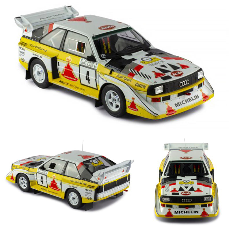 IXO Models - Audi Sport quattro SI E2 #4 S. Blomqvist - B. Cederberg - Rally 1000 Lakes 1985 (1:18) - Ravasicorse