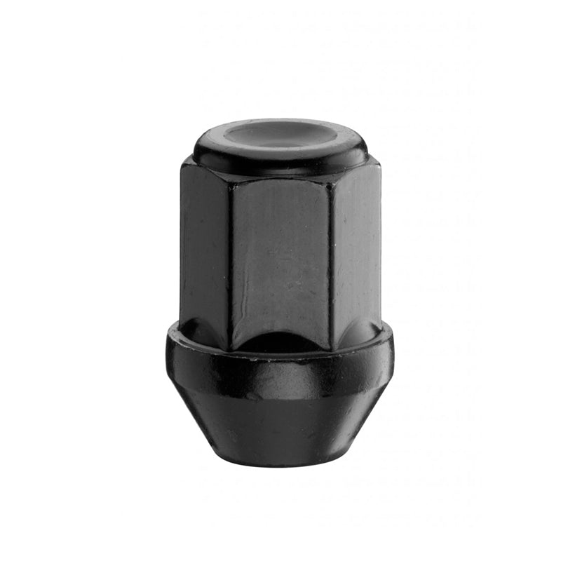 Dado chiuso sede conica 60°, chiave SW19, 1/2 UNF x 34 mm - Black - Ravasicorse
