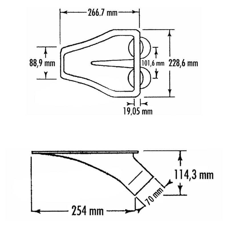 Doppio Air Duct 2xØ70 mm - Ravasicorse