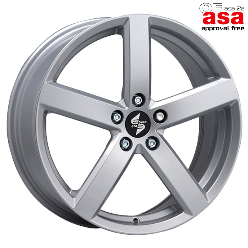 EtaBeta Eros 8.0 x 18" ET45 (silver) - Toyota GR Yaris (XPA1) - Ravasicorse