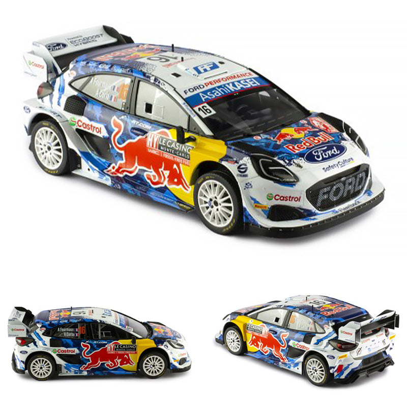 IXO Models - Ford Puma Rally1 #16 A. Fourmaux - A. Coria - Rally Montecarlo 2024 (1:18) - Ravasicorse