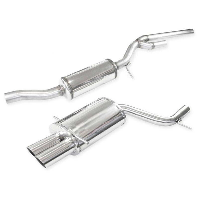 Inoxcar - Tubo centrale silenziato + Finale con silenziatore 2 x Ø80 mm (Racing) - Ravasicorse