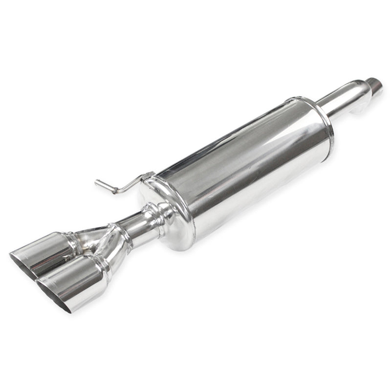 Inoxcar - Finale con silenziatore con uscita 2 x Ø80 (Racing) - Ravasicorse