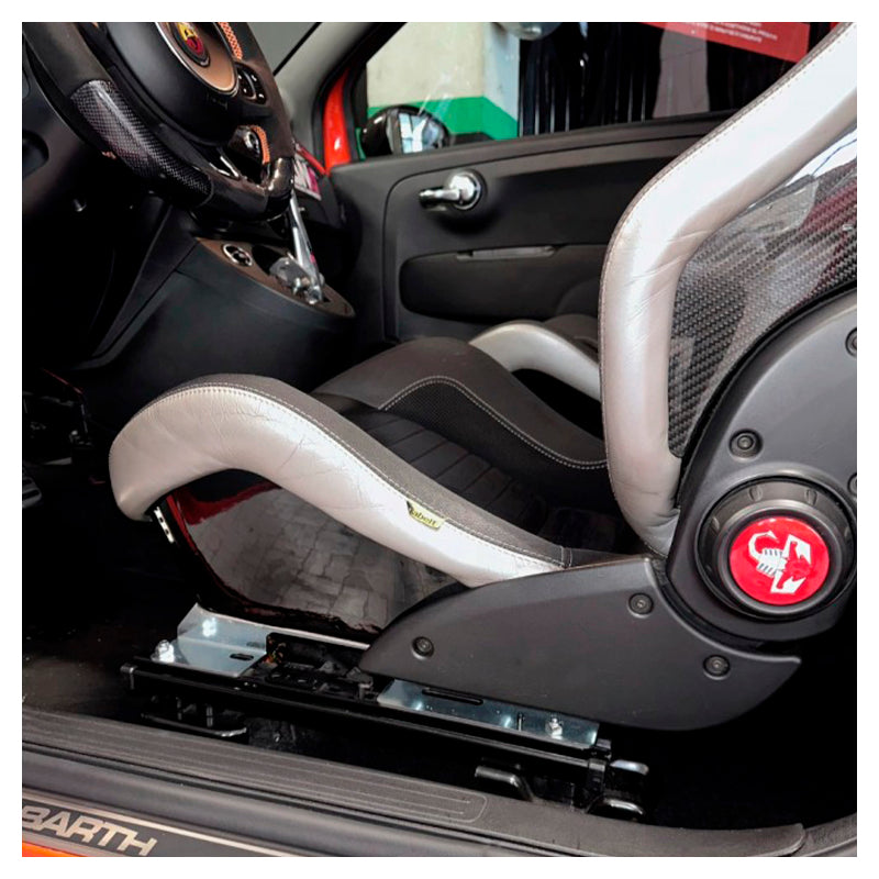 DNA Racing - Abarth 500 - Kit abbassamento sedile regolabile Sabelt (lato guida)