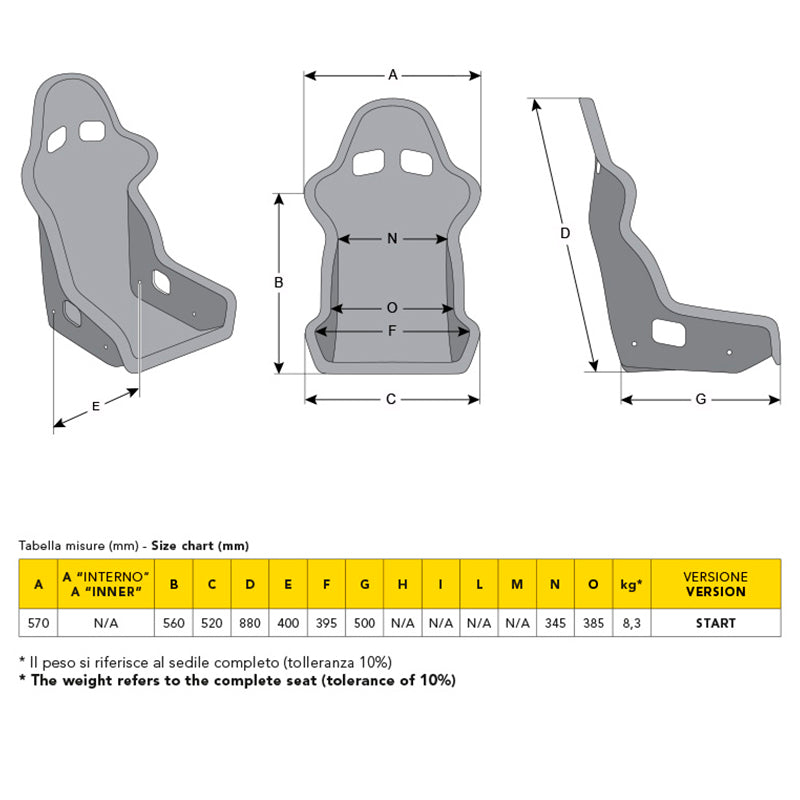 MOMO - Sedile Start - Ravasicorse