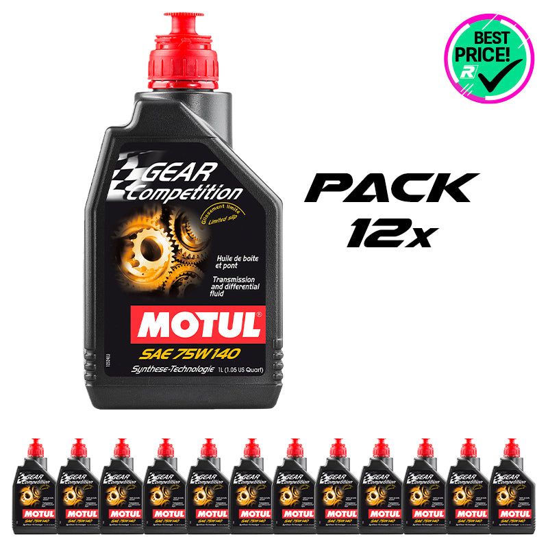 Pack 12 pz. - Motul - Olio trasmissione Gear Competition 75W140 - Ravasicorse