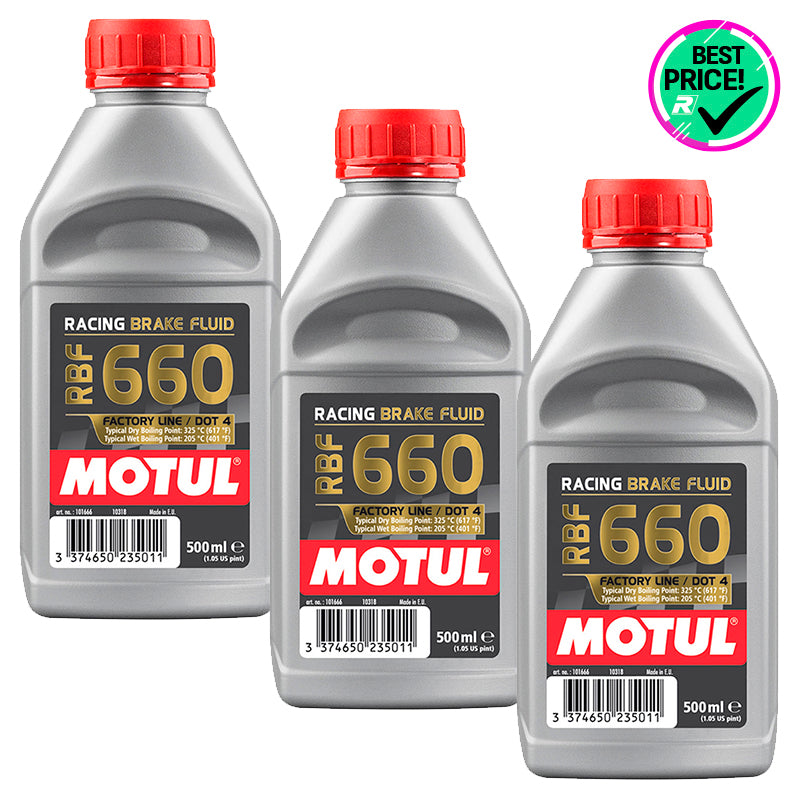 Pack 3 pz. - Motul - RBF 660 racing brake fluid - Ravasicorse