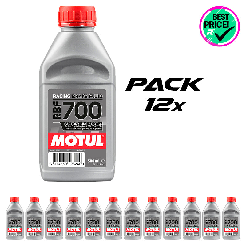 Pack 12 pz. - Motul - RBF 700 racing brake fluid - Ravasicorse