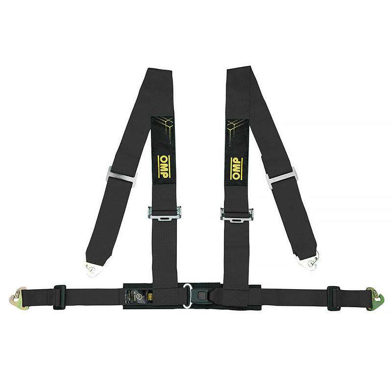 OMP - Cintura 4 punti 3" ECE 16-08 (black) - Ravasicorse