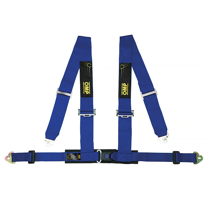 OMP - Cintura 4 punti 3" ECE 16-08 (blue) - Ravasicorse