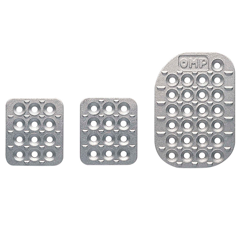 Pedaliera OMP - Acceleratore: 85x120 mm, freno e frizione: 60x70 mm (OA-1863) - Ravasicorse