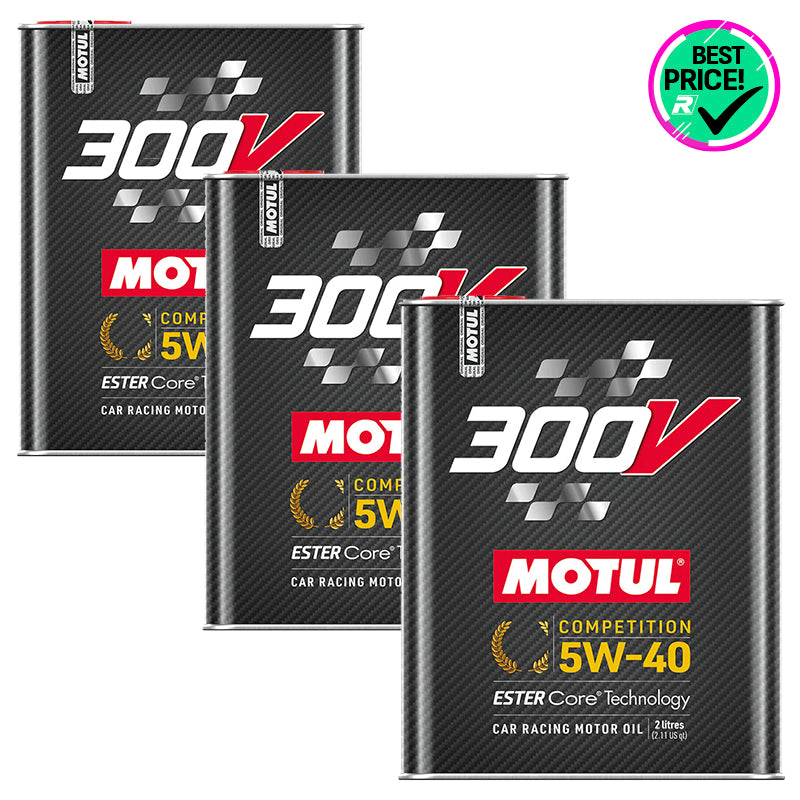 Pack 3 pz. - Motul - Olio motore 300V Competition 5W40 - Ravasicorse