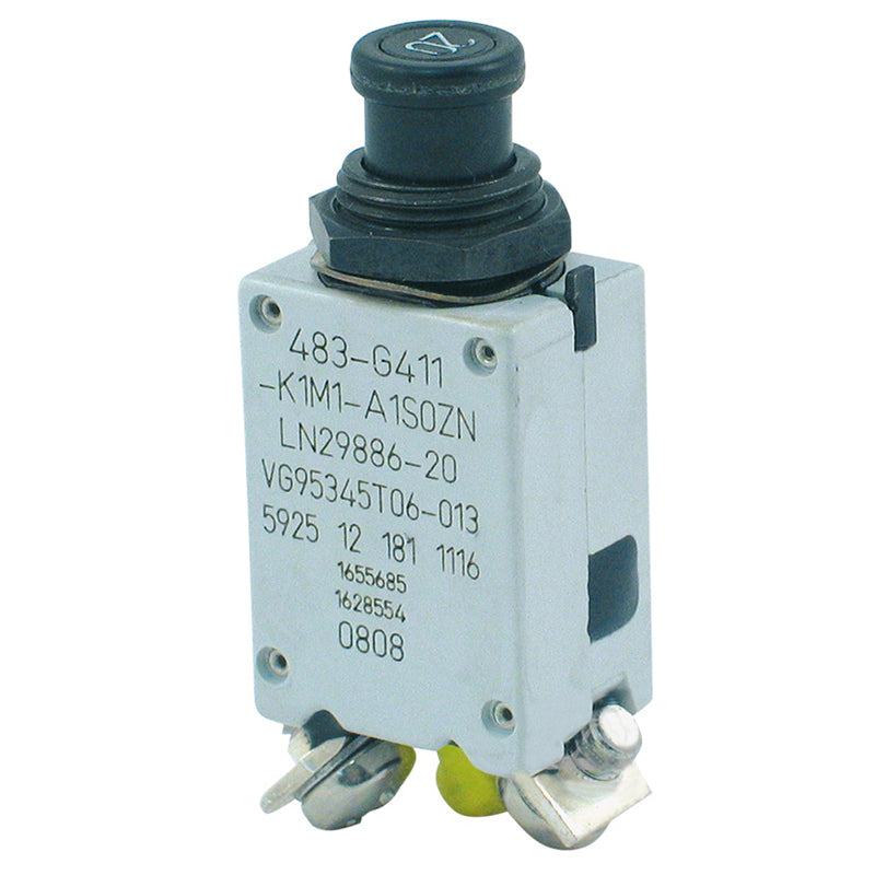 Interruttore termico - Azionamento push/pull - Da 10 a 30A - Ravasicorse