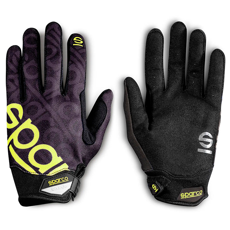 Sparco - Guanti Meca-3 (black/yellow) - Ravasicorse