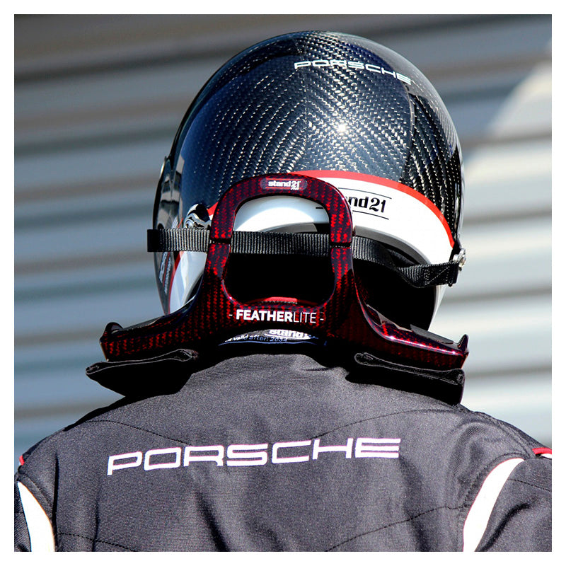 Stand 21 - Hans FHR System Featherlite 20° / 30° (carbon green) - Ravasicorse