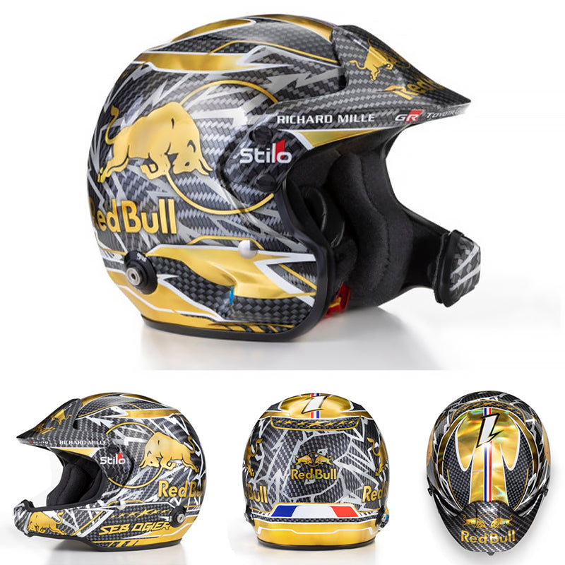 Stilo - Mini Helmet replica Sébastien Ogier Special Edition 8° titolo (scala 1:2) - Ravasicorse