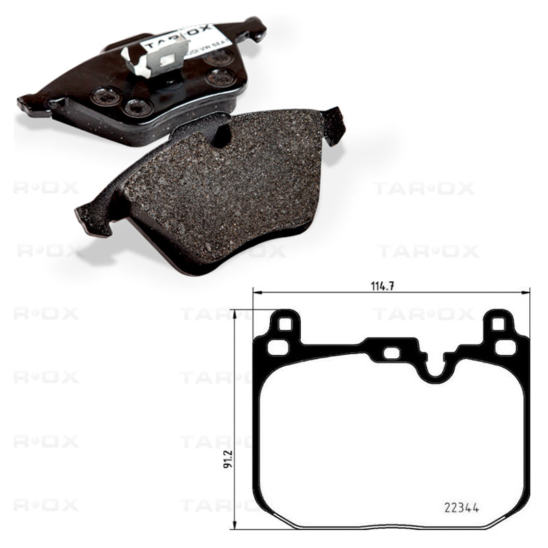 Tarox - Pastiglie freno Mini F56 John Cooper Works - Front - Ravasicorse