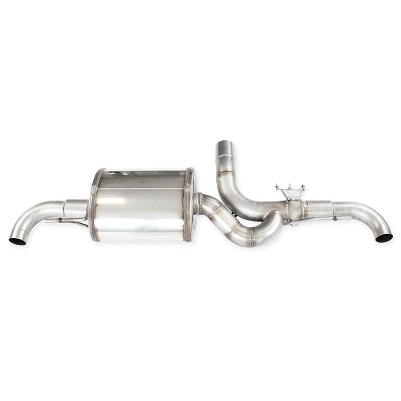 Inoxcar - Finale con silenziatore DX+SX con valvola - Ravasicorse