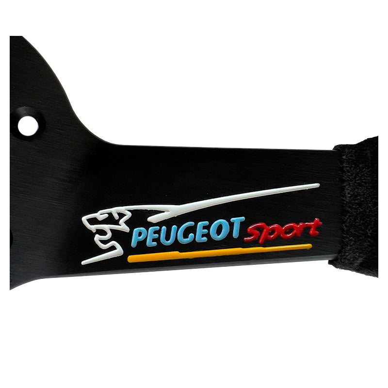 Volante personalizzato Peugeot Sport (logo inciso - suede leather) - Ravasicorse