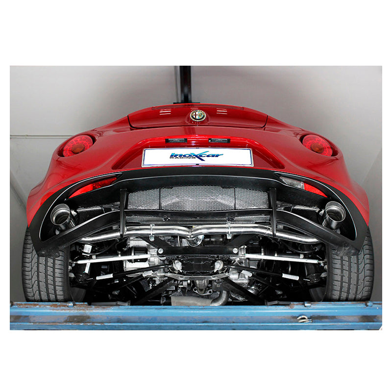Inoxcar - Finale senza silenziatore con uscita 2 x Ø102 DX+SX (Racing) - Ravasicorse
