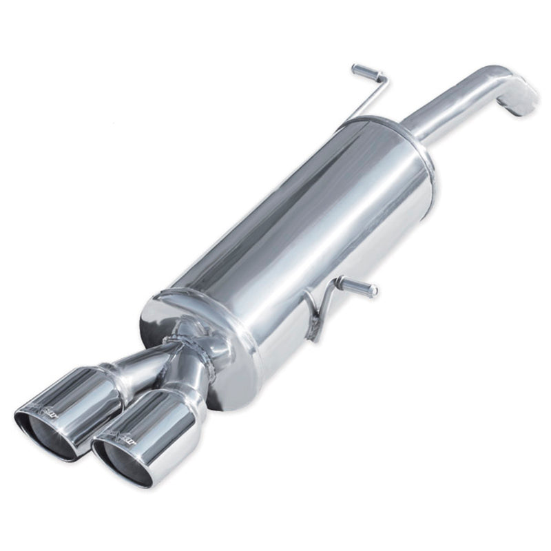 Inoxcar - Finale con silenziatore con uscita 2 x Ø80 (Angled) - Ravasicorse