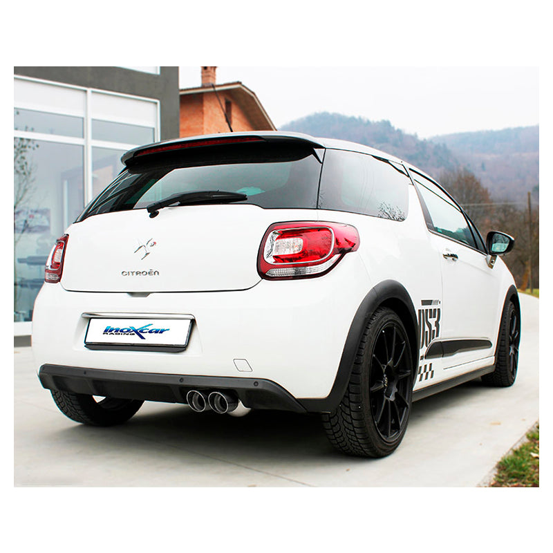 Inoxcar - Finale con silenziatore con uscita 2 x Ø80 (Racing) - Ravasicorse