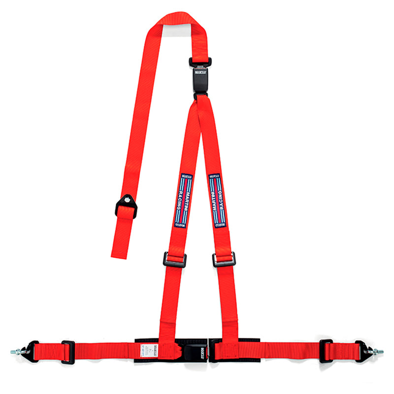 Cintura Sparco - Martini Racing ECE R16 red - Ravasicorse
