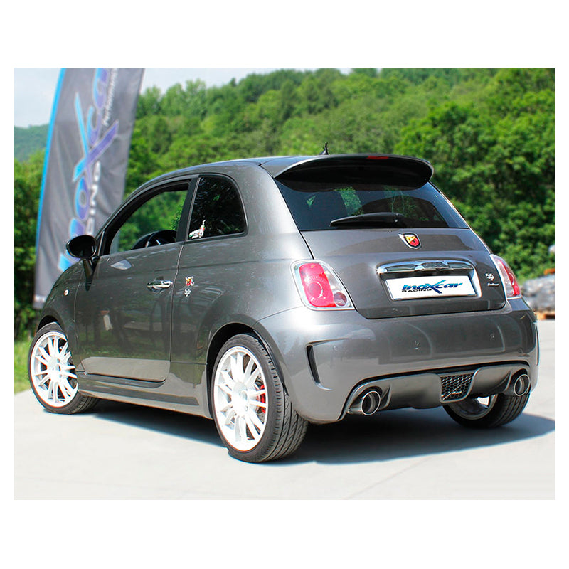 Inoxcar - Finale con silenziatore Ø102 mm DX+SX (Racing) - Ravasicorse