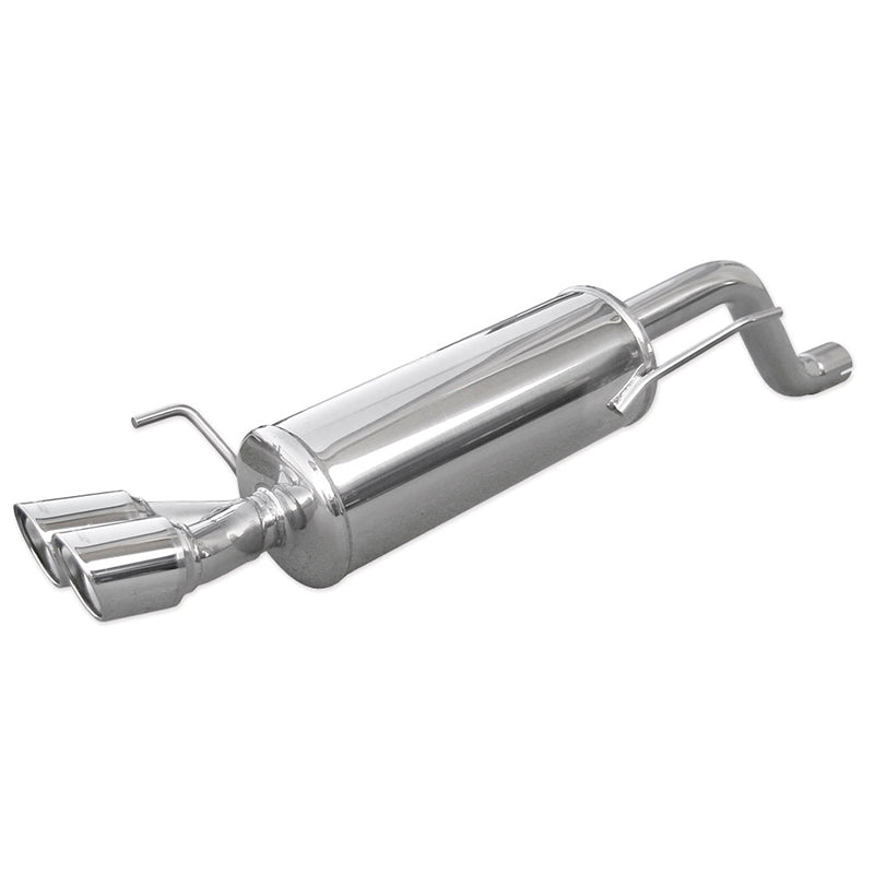 Inoxcar - Finale con silenziatore con uscita 2x80 Angled (Ø60 mm) - Ravasicorse