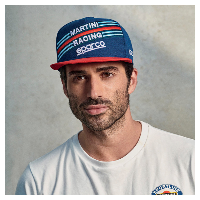 Flat visor cap Sparco - Martini Racing - Ravasicorse