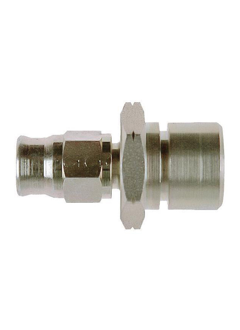 Goodridge - Raccordo riutilizzabile Femmina Passaparete Convesso con anello scanalato (755) - Ravasicorse