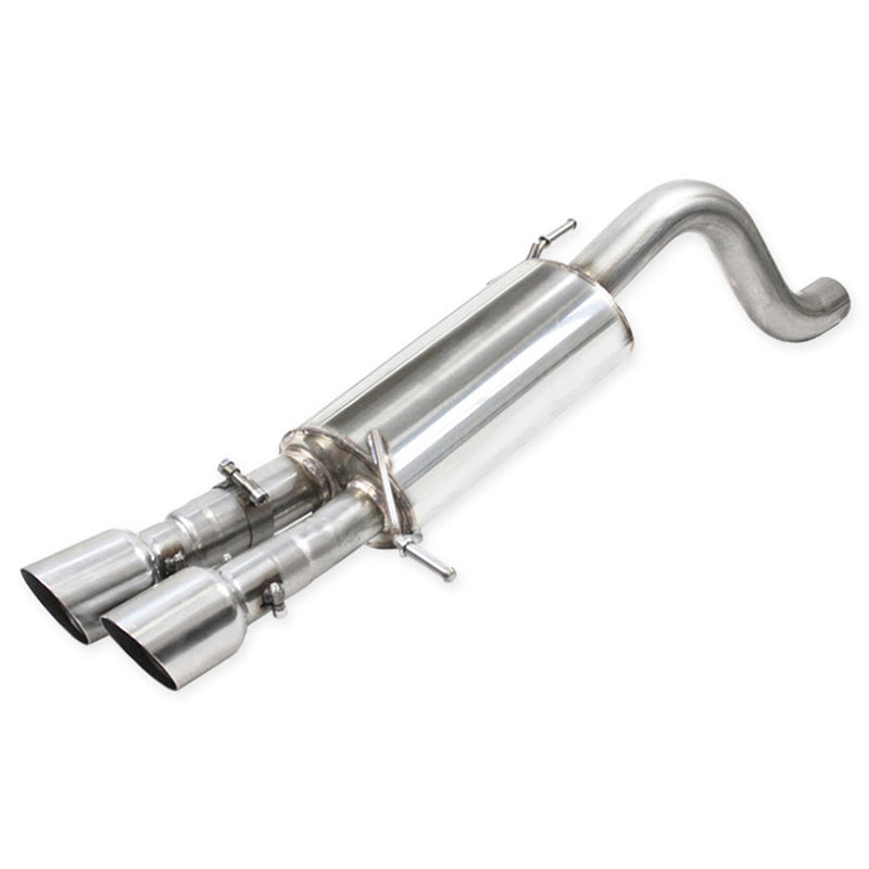 Inoxcar - Finale con silenziatore 2 x Ø90 mm (Racing - senza valvola) - Ravasicorse