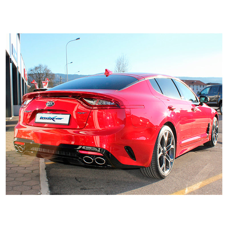 Inoxcar - Finale con silenziatore DX+SX - Kia Stinger GT 3.3 T-GDI 4WD (270 Hp) - Ravasicorse