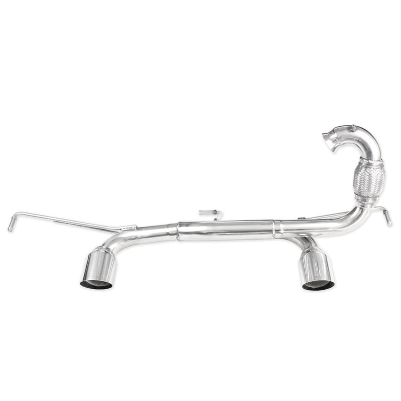 Inoxcar - Finale senza silenziatore Ø80 mm DX+SX (Racing) - Ravasicorse