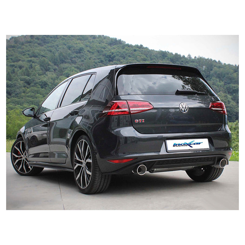 Inoxcar - Finale con silenziatore con uscita 2 x Ø100 DX+SX (Angled) - Ravasicorse