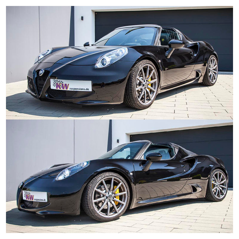 KW suspensions - Kit assetto a ghiera V2 Inox per Alfa Romeo 4C Spider 1.8 241 HP (Typ 961) - Ravasicorse