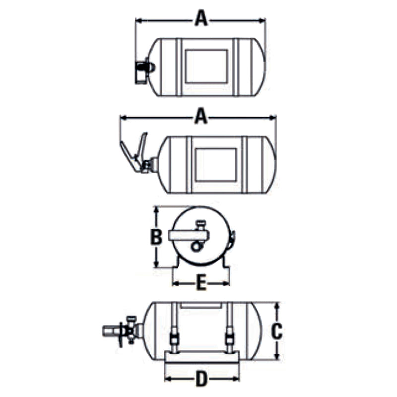 Lifeline - Handheld AFFF Liquid Polished 2.4 L - Ravasicorse