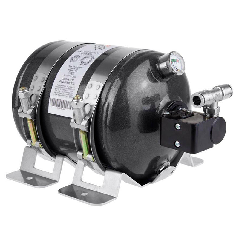 Lifeline - Zero 360 FIA Novec 1230 Stored Pressure Electric (elettrico - bombola 2.25 Kg - 125 Ø x 235 mm) - Ravasicorse