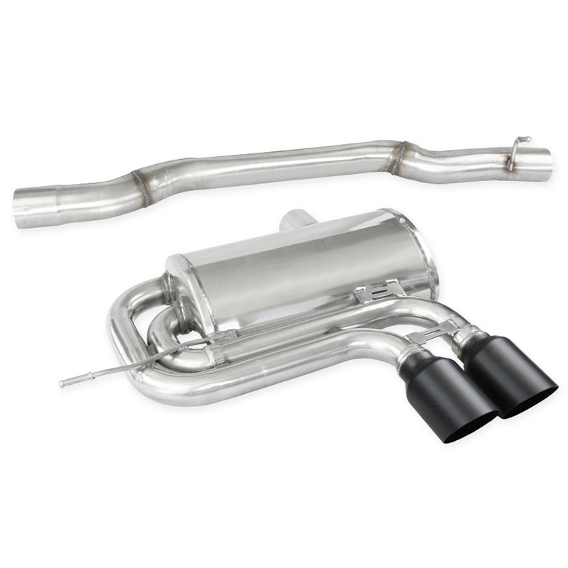 Inoxcar - Finale con silenziatore con uscita 2x90 Ceramic (Ø70 mm) - Ravasicorse