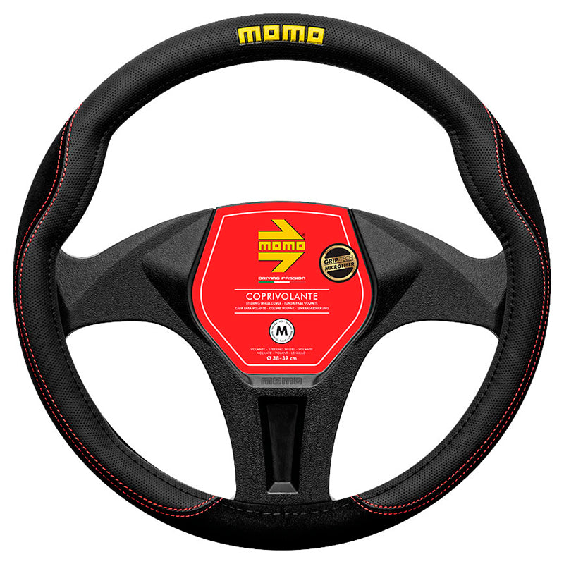 MOMO - Coprivolante Comfort (microfibra nera) - Ravasicorse