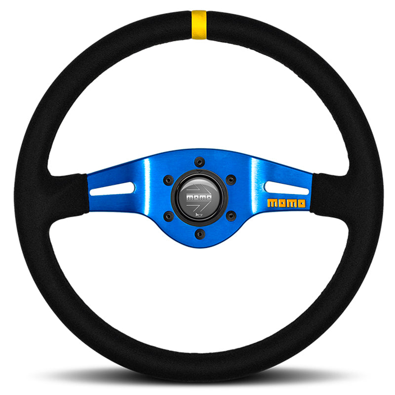 Volante MOMO - Racing MOD.03 blue smooth leather - Ravasicorse