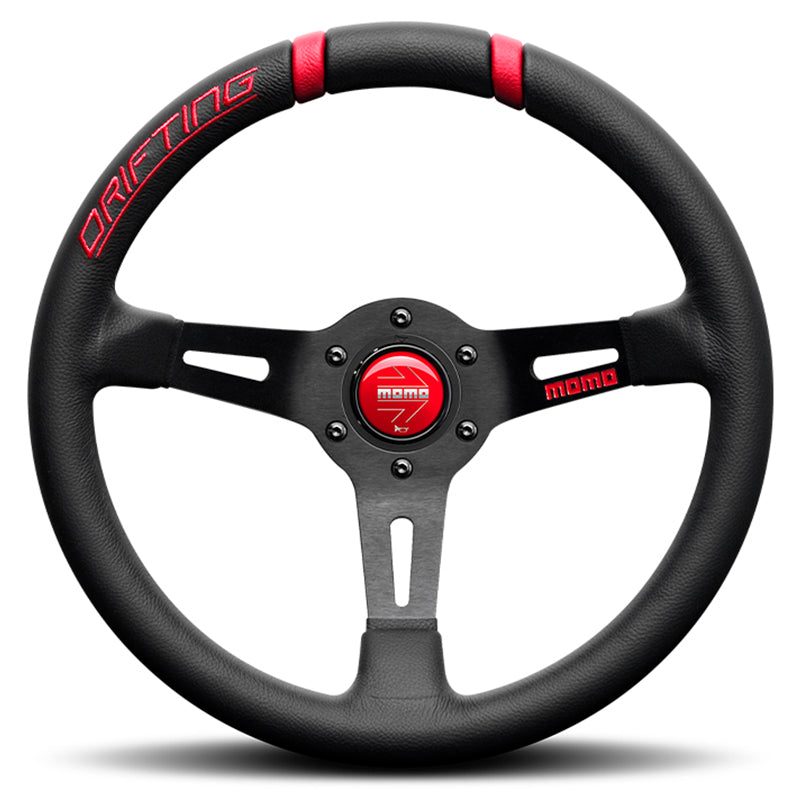 Volante MOMO - Drifting smooth leather/red - Ravasicorse