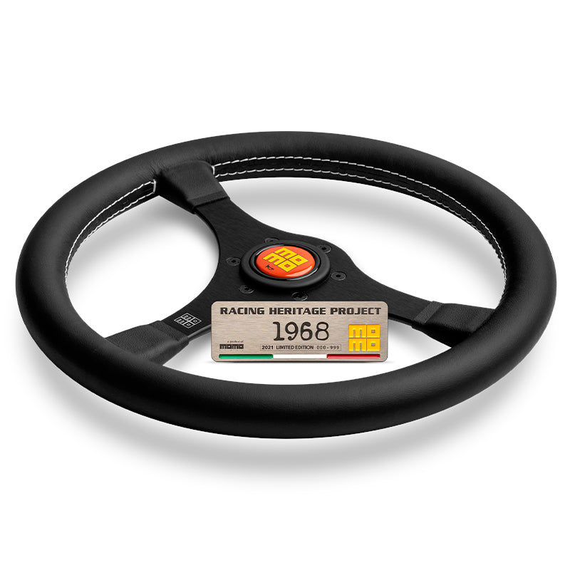 Volante MOMO - 1968 Heritage Black Ø350 mm - Ravasicorse